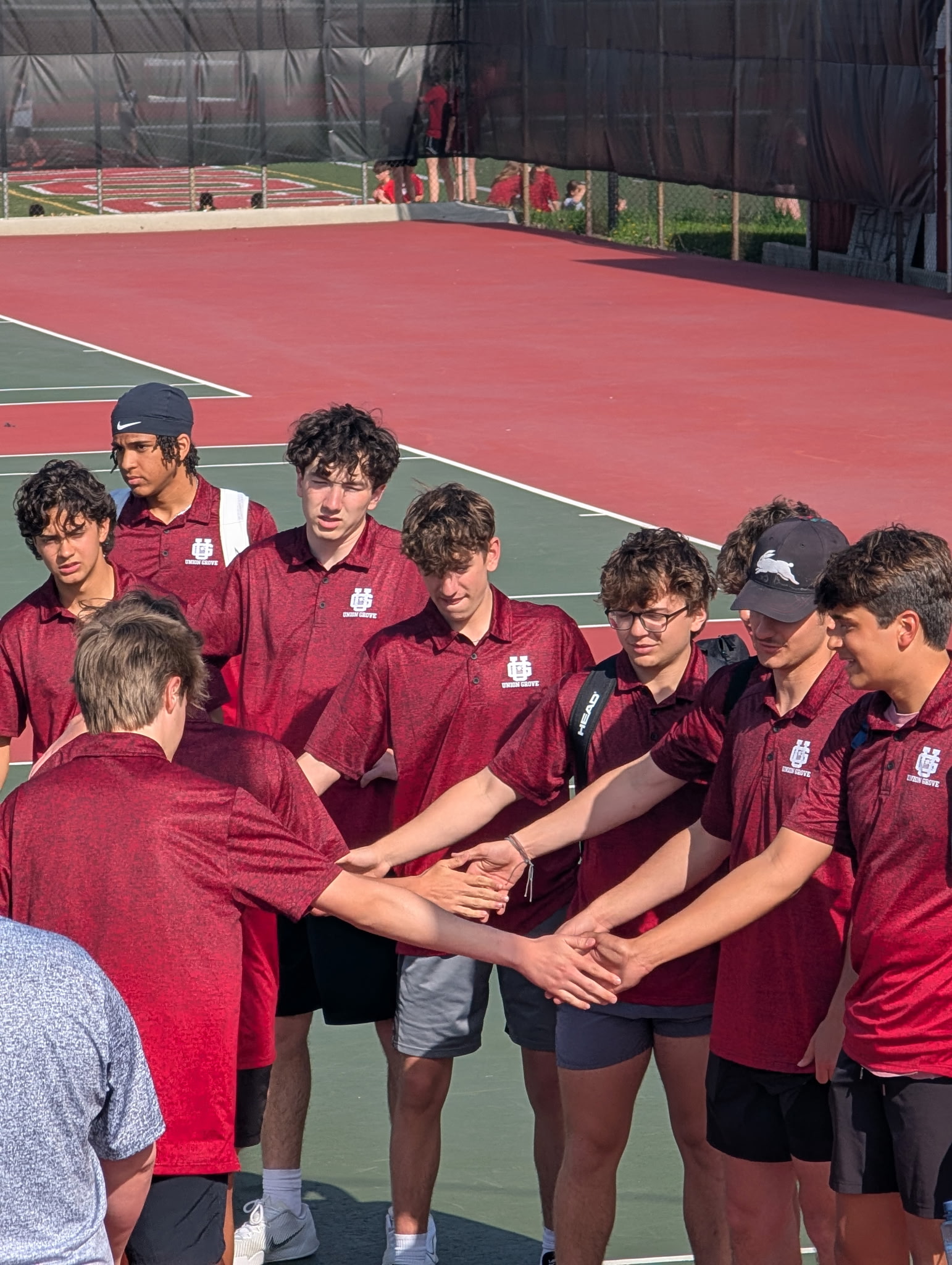 Union Grove High School Broncos Clinch Victory in Tennis Showdown